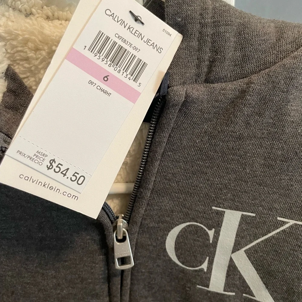 NWT Calvin Klein kids winter jacket size 6
